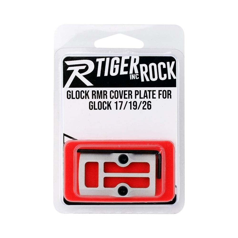 Rainbow Aluminum Slide Cover Plate For Glock 17 19 26 – Fits Cut Slides For Trijicon Sights